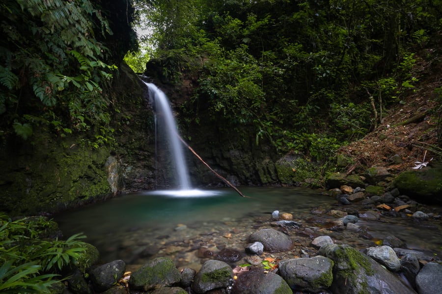 alto de piedra waterfall santa fe