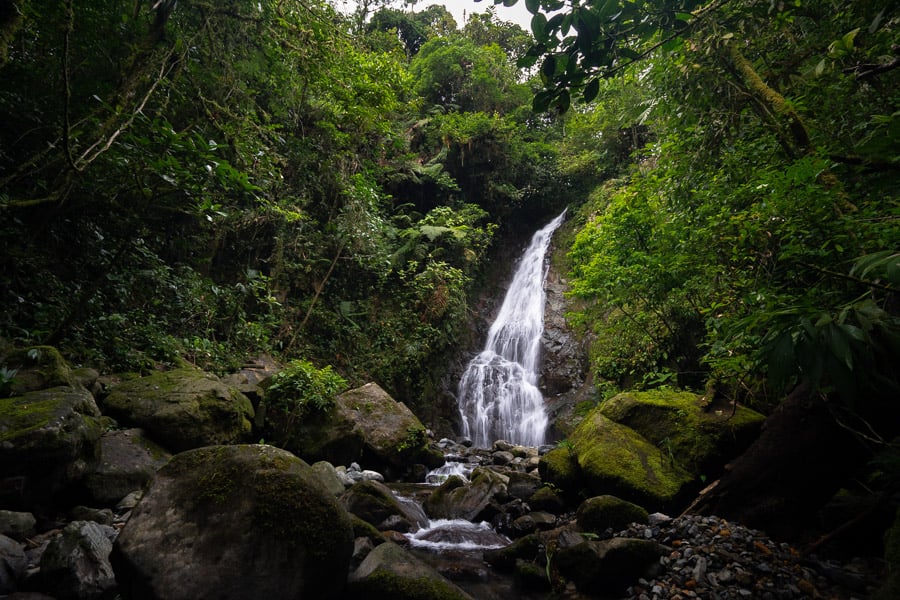 alto de piedra waterfall santa fe
