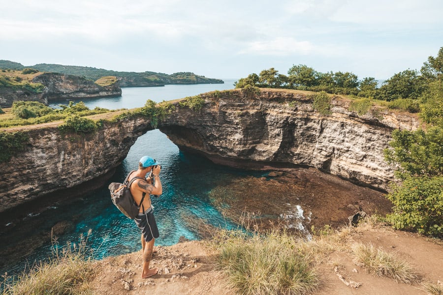 broken beach
