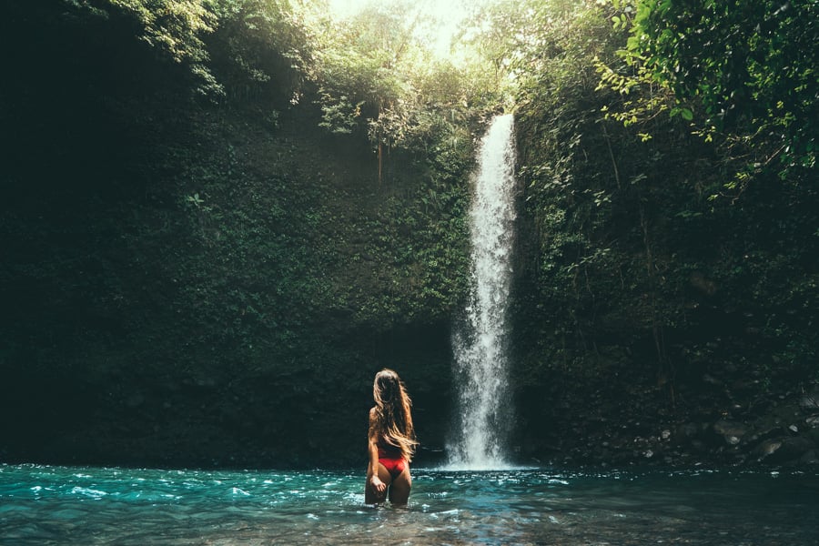CHOCLON WATERFALL IN CHIRIQUI, PANAMA