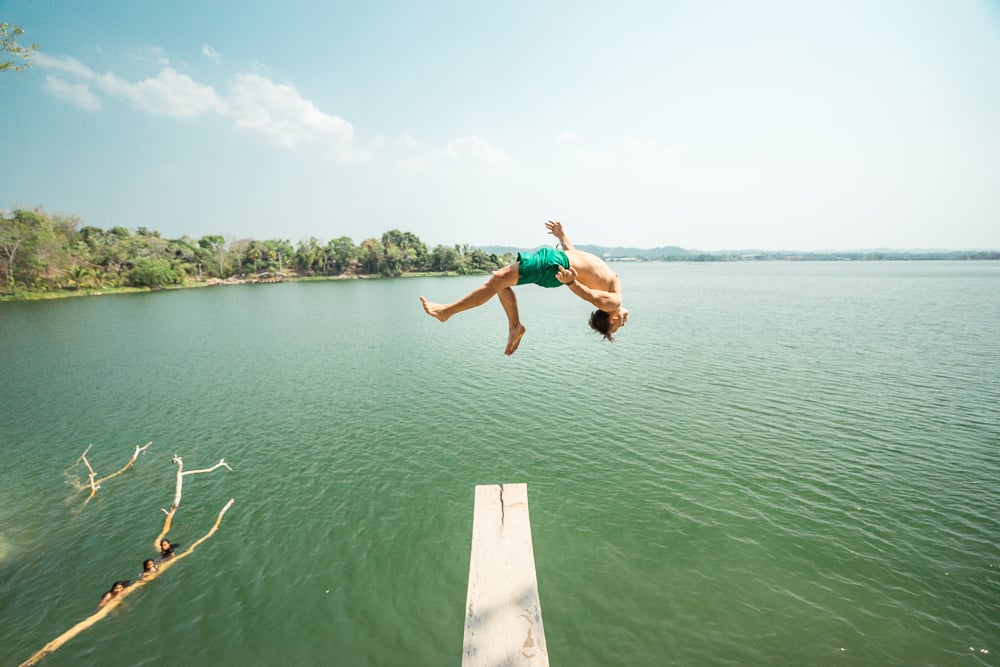flores rope swing, flores things to do