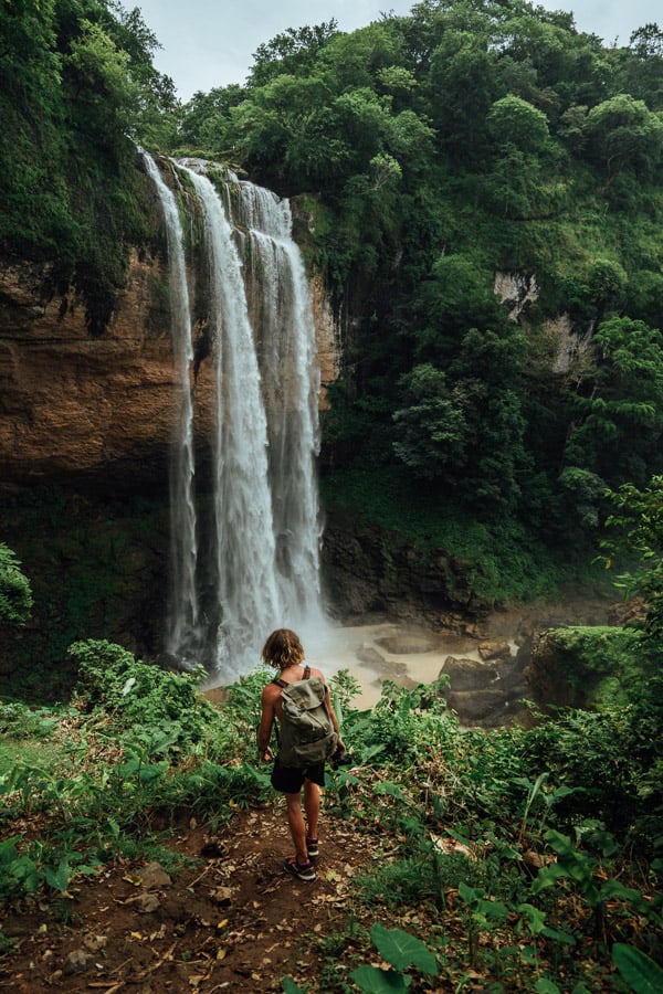 kiki waterfall romelio waterfall chiriqui panama