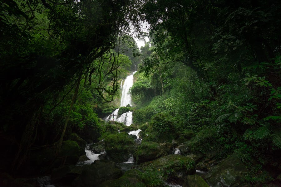 LAS GOLONDRINAS WATERFALL GUABAL SANTA FE