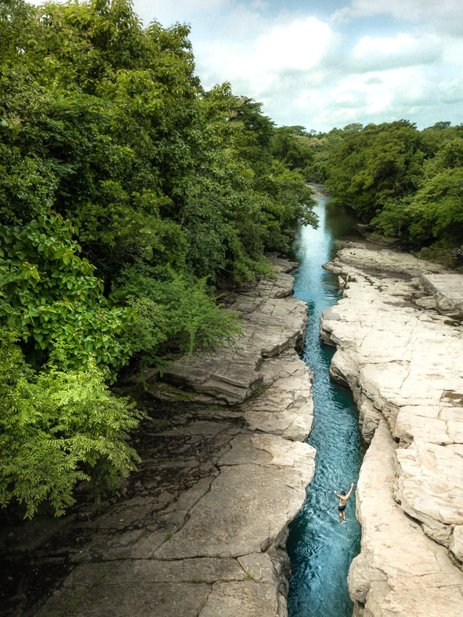 los cangilones de gualaca
