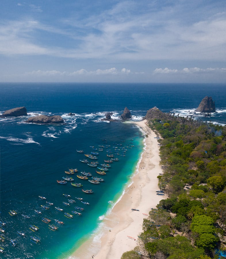 PAPUMA BEACH AND PAYANGAN BEACH IN EAST JAVA