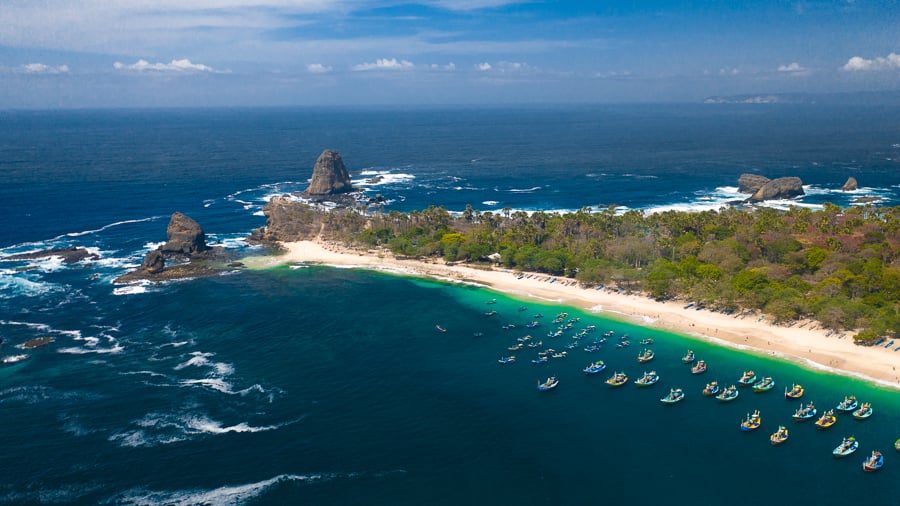 PAPUMA BEACH AND PAYANGAN BEACH IN EAST JAVA