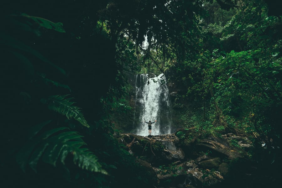 the lost waterfalls boquete